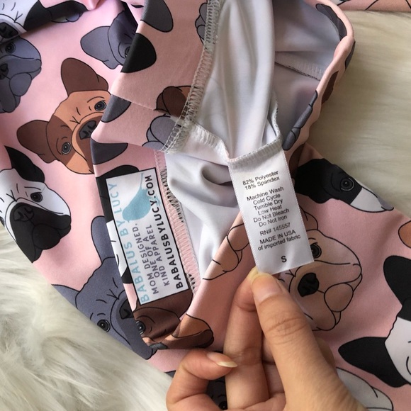 french bulldog handmade babalus by lucy leggings - Picture 5 of 6